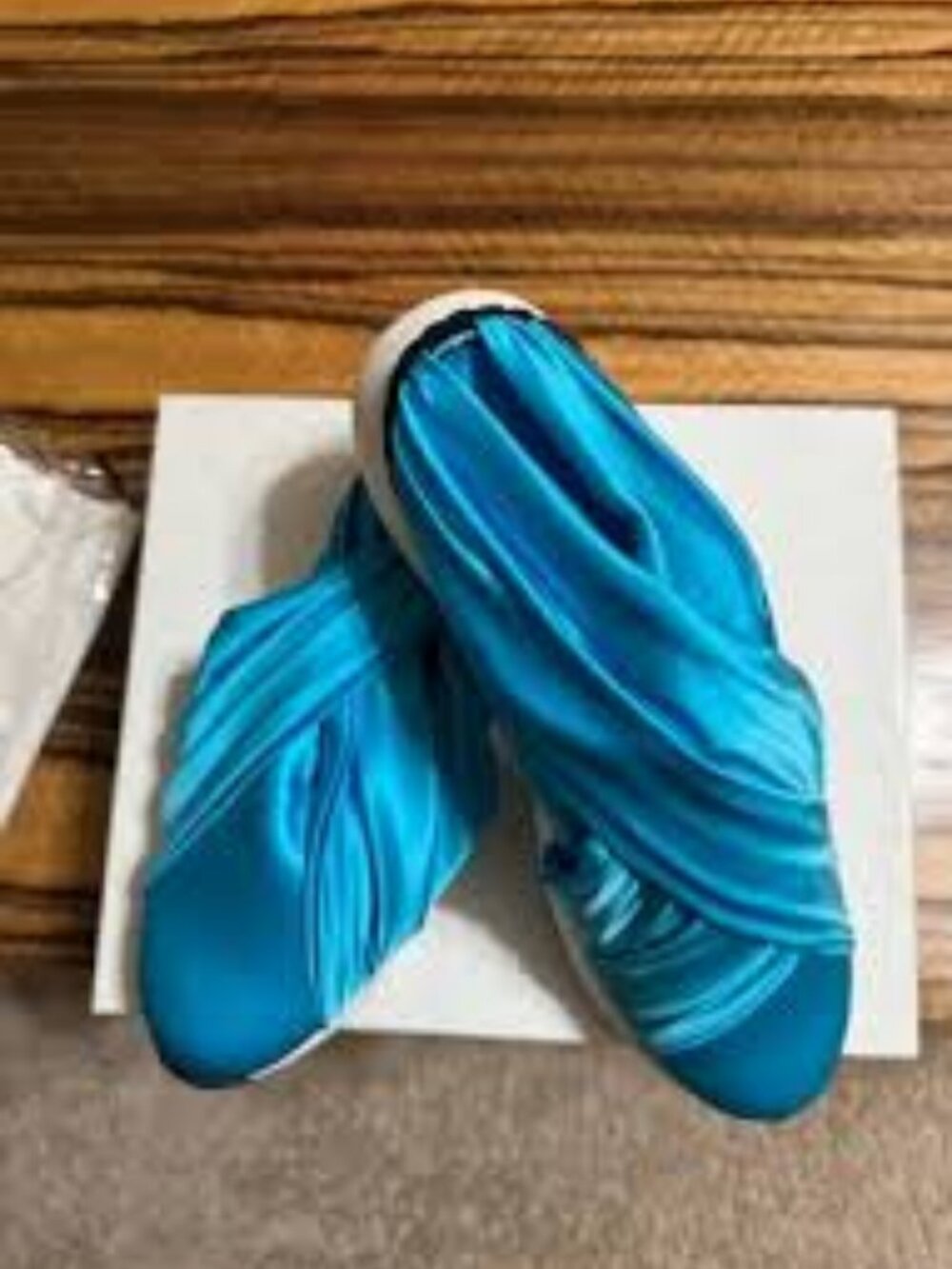 157-NIB CASADEI SATIN STRETCH SEMPLICE MARETTIMO SLIP-ON SUMMER SNEAKERS - Picture 1 of 8